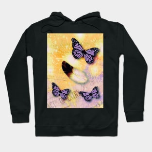 The Concept of Time, Butterflies and Birds Hoodie